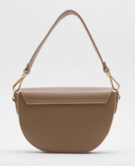 Torebka skórzana SAKATO XL taupe