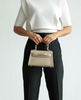 Ignatia XS Cappuccino – skórzana torebka damska mini